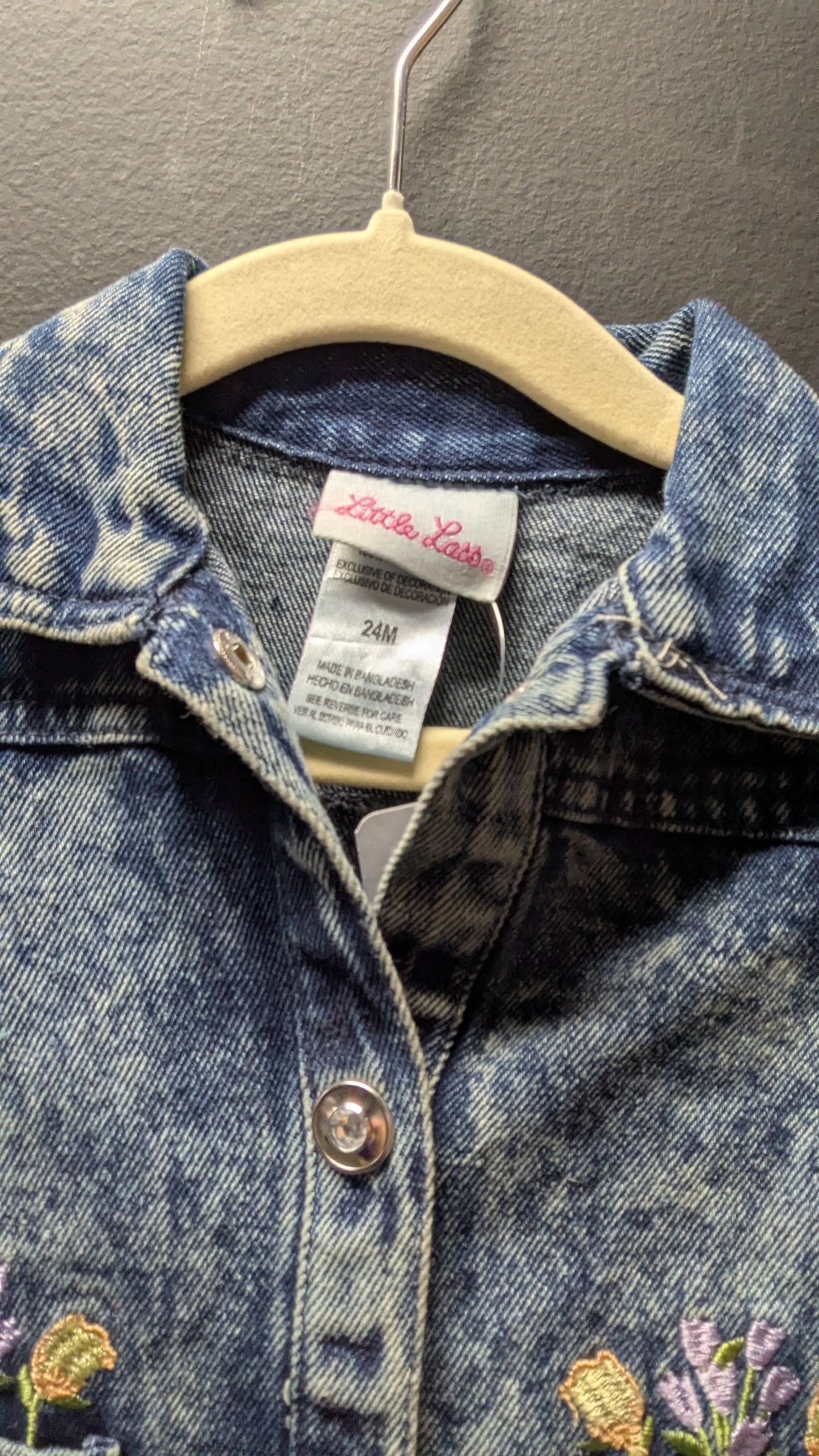 Little Lass Denim Jacket - Youth Toddler 24 months