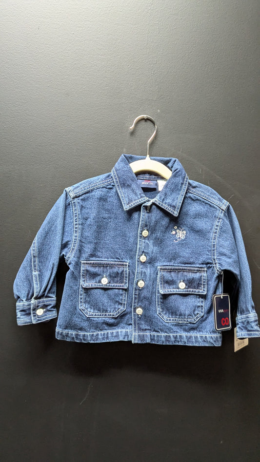 Viva Jeans Co Girls Denim Jacket, New with Tags - Youth Toddler 12months