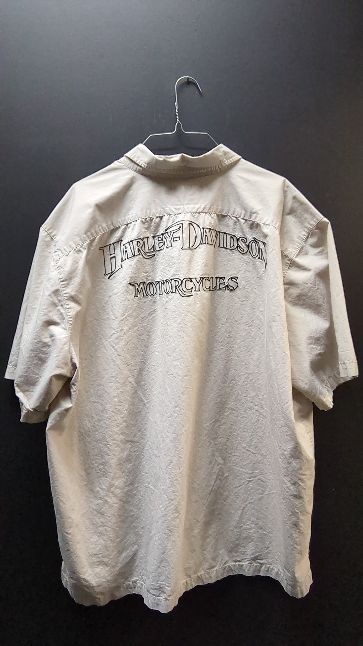 Harley Davidson Button Up Collar Men's Shirt