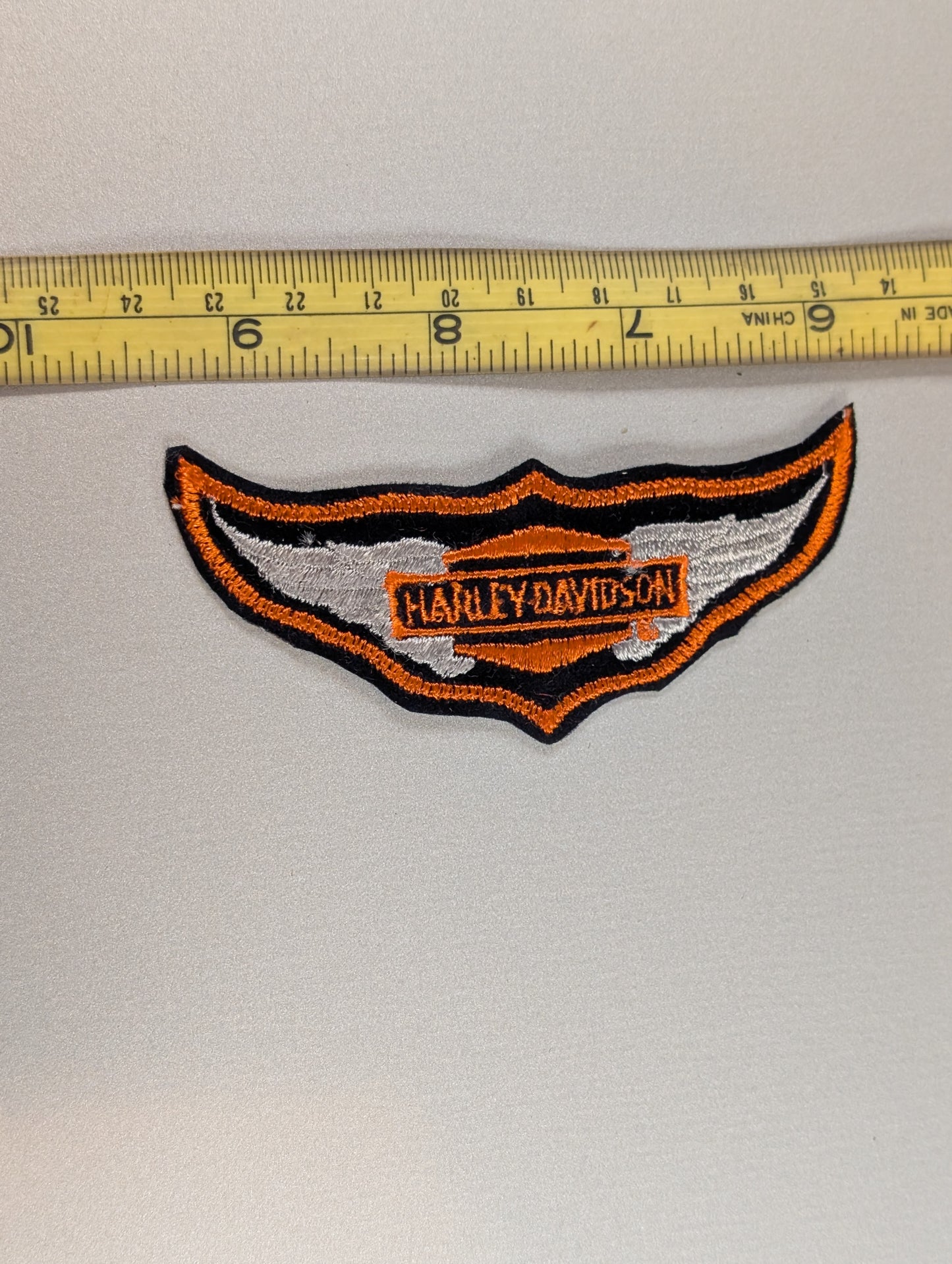 Vintage Harley-Davidson Winged Logo Patch – Gauze Back
