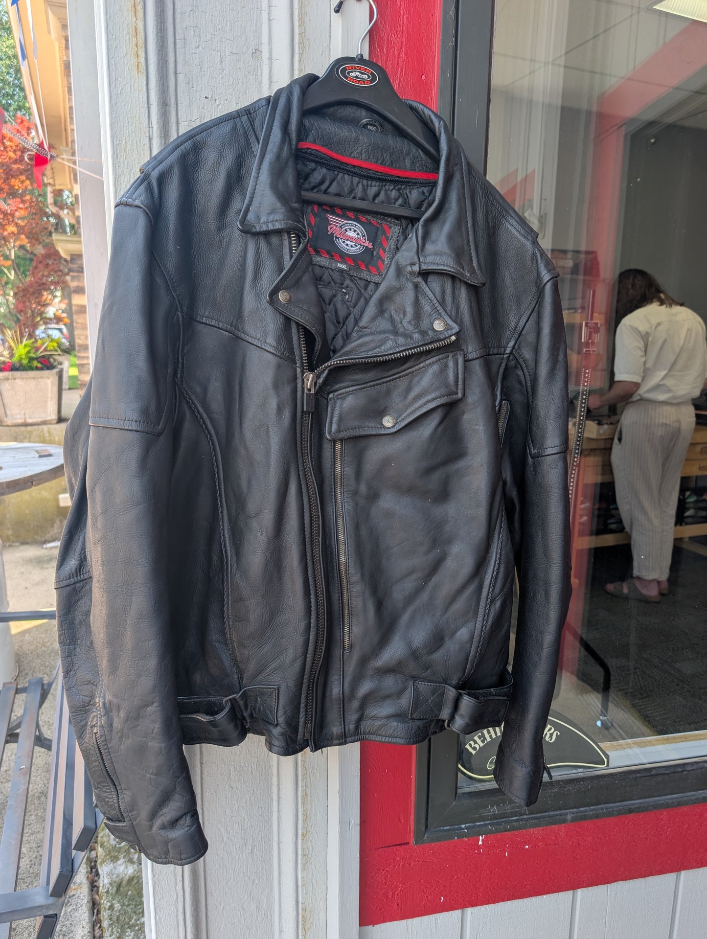 Milwaukee motorcycle leather coat
