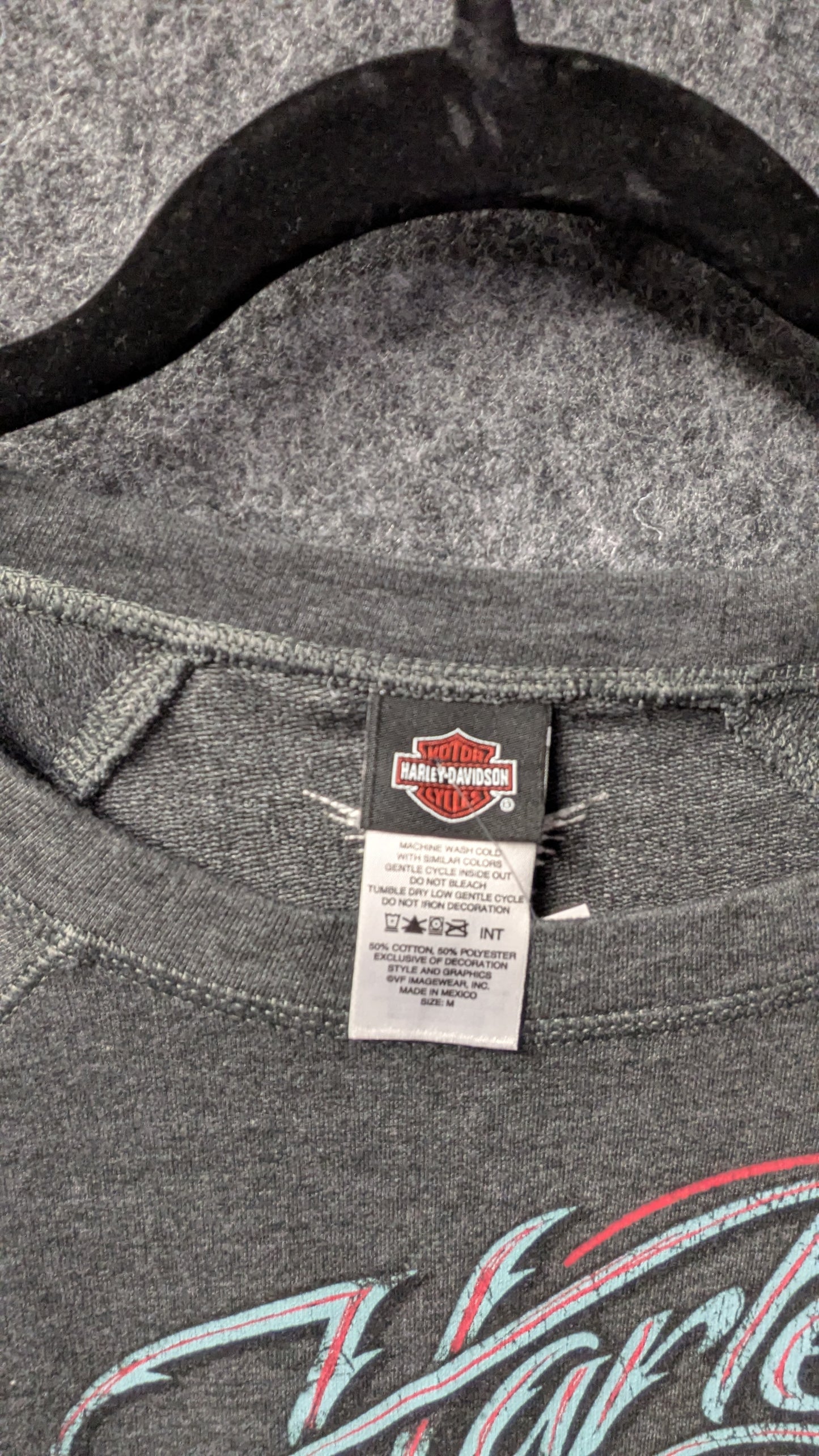 Women’s Harley-Davidson Long Sleeve Script Tee – Size M