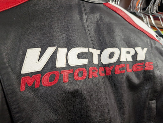 Leather Victory Motorcycle Jacket Women's Medium