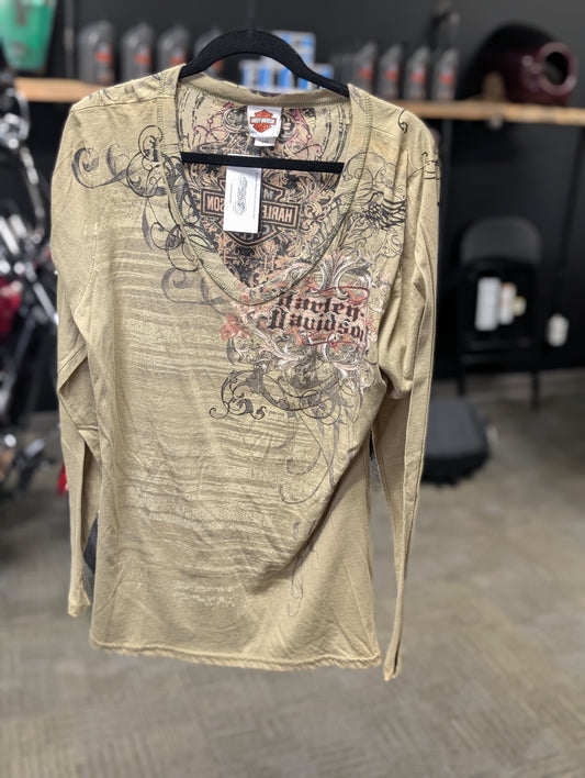 New old stock Harley Davidson Women's long sleeve Stratman 2x
