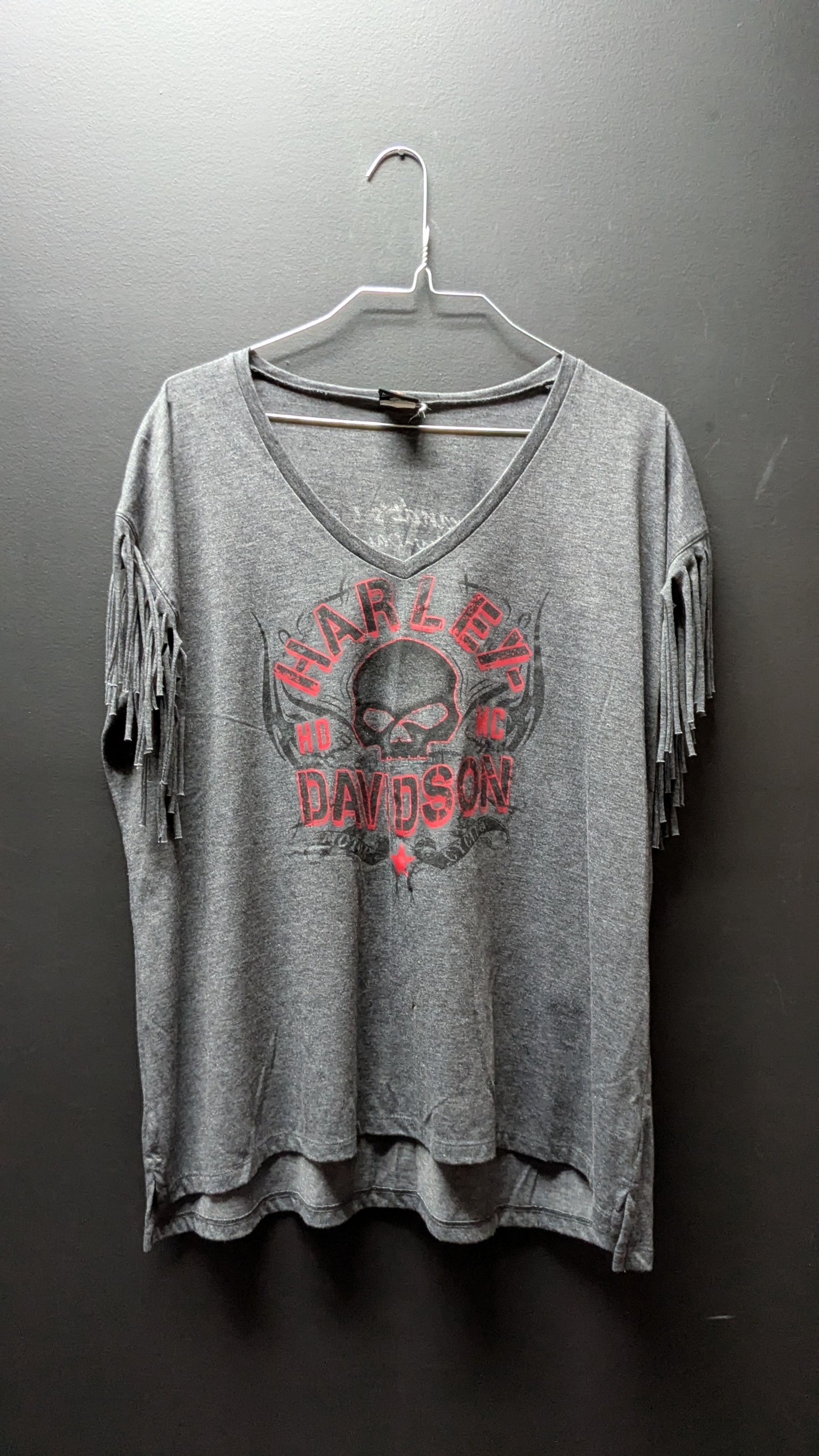 Harley-Davidson Women's Fringe V-neck