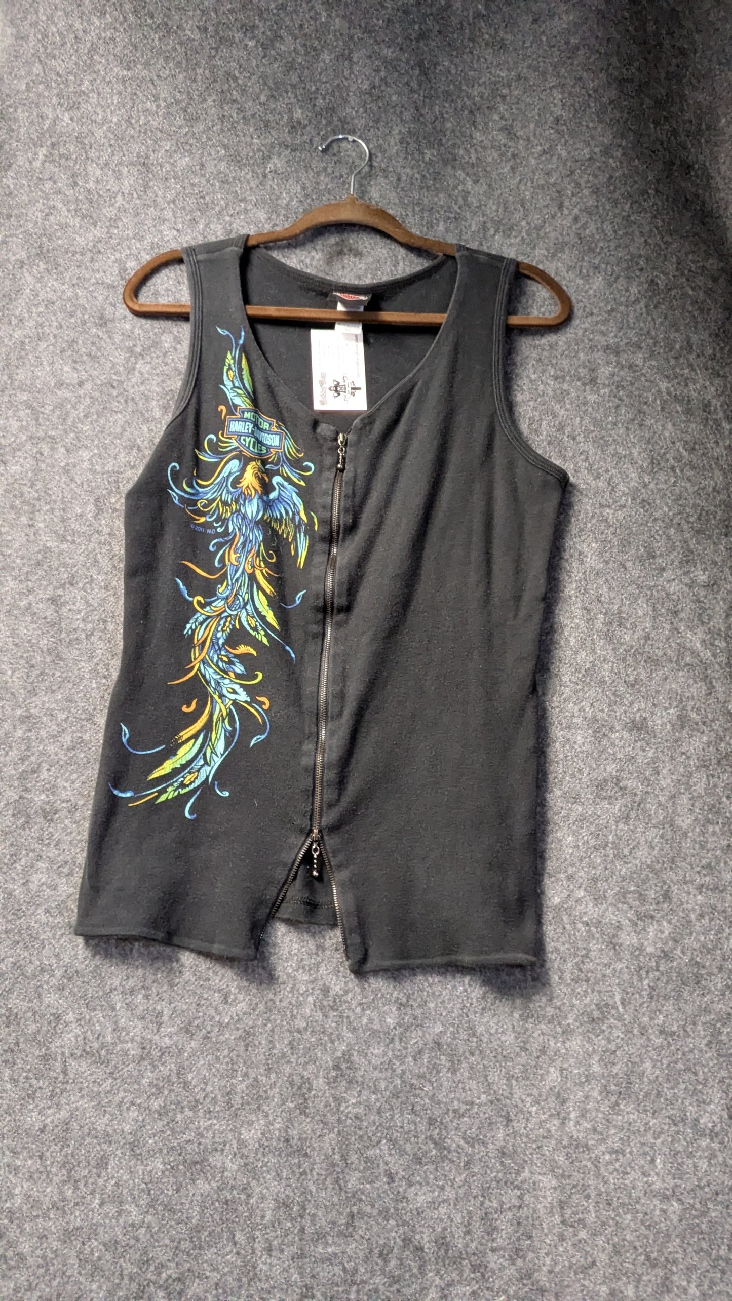 Harley Zip-up Tank top
