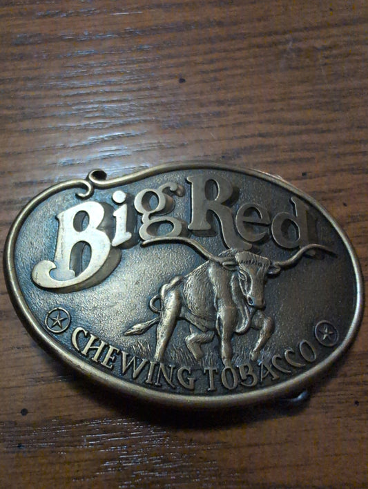 Big red chewing tobacco Belt buckle