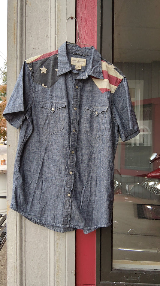 Men's Pear Snap Collar Shirt
