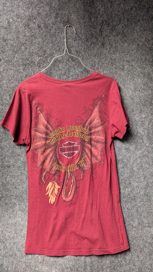 Harley-Davidson “Tail of the Dragon” Women’s Tee – Smoky Mountain Harley-Davidson, Maryville TN