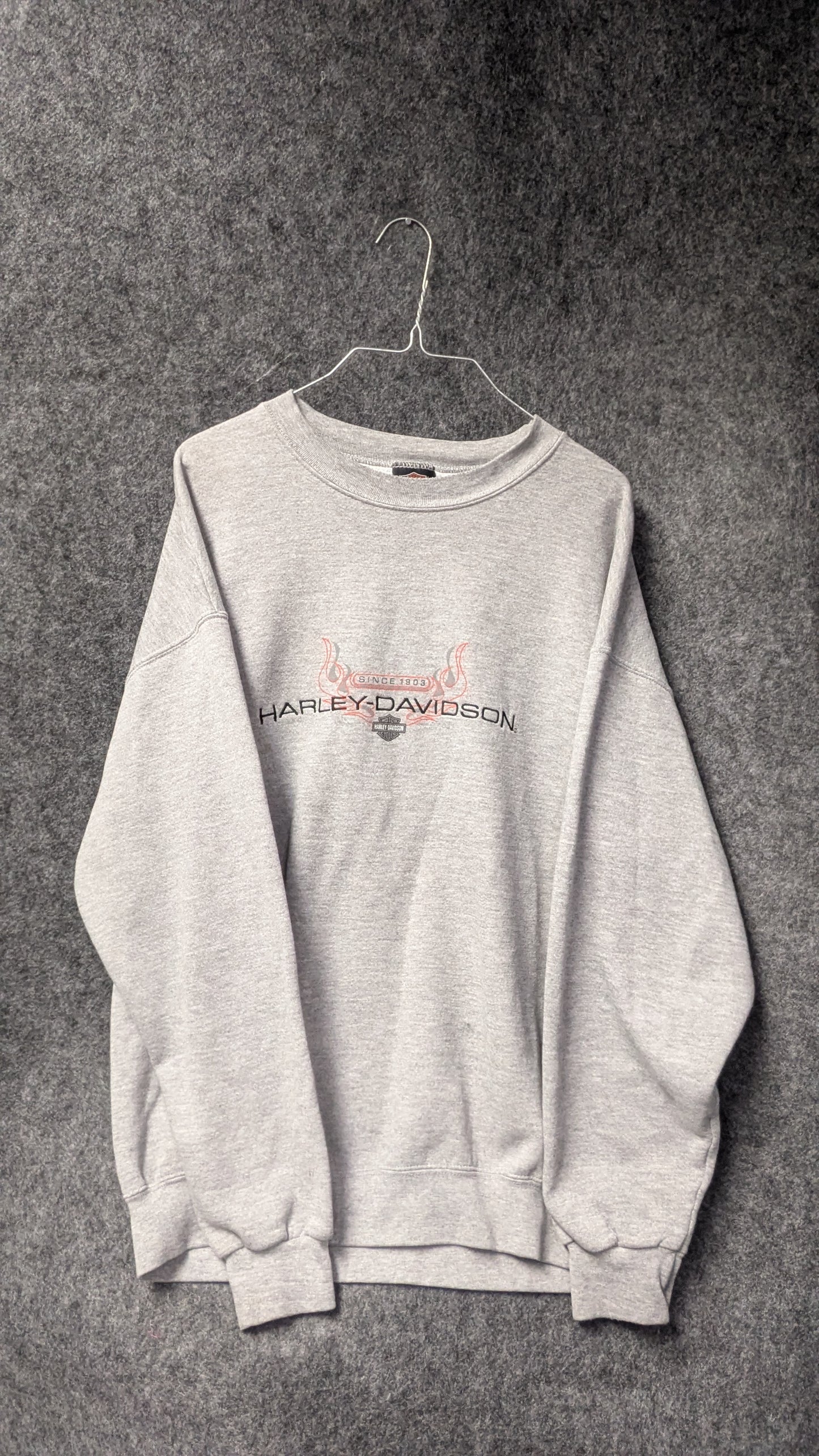 Vintage Harley-Davidson Gray Crewneck Sweatshirt