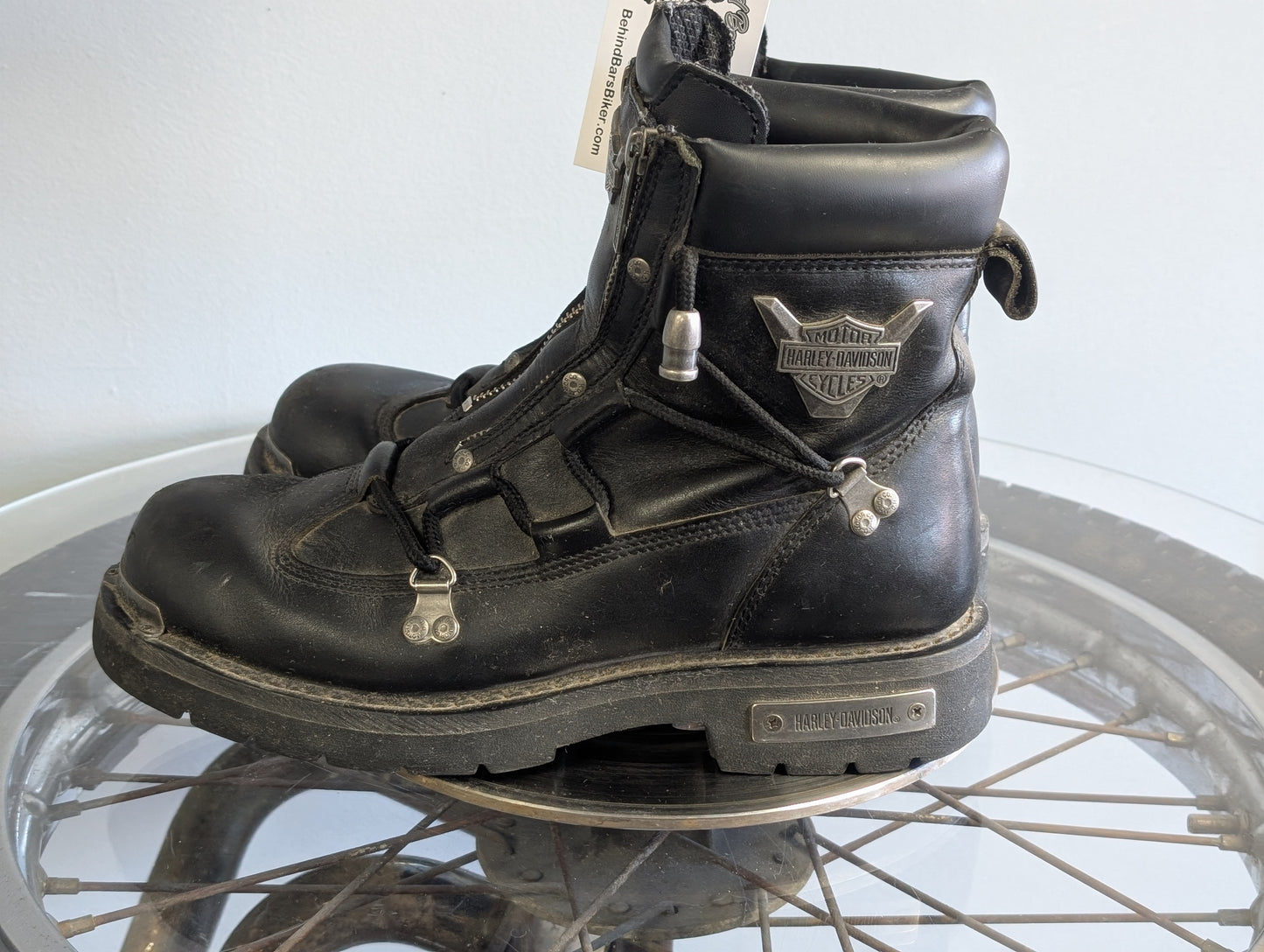Leather boots men 9.5