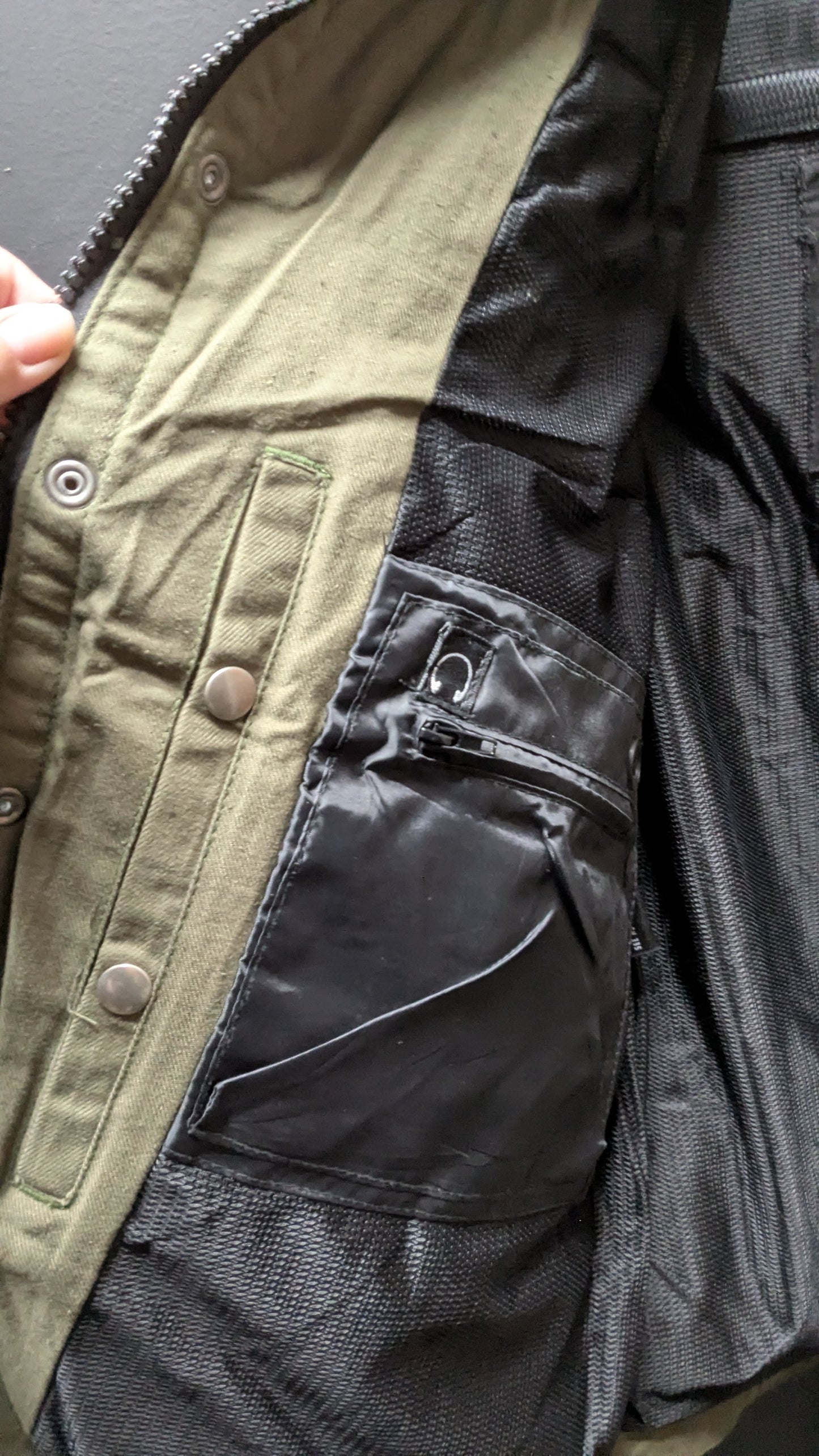 Mens Flannel Riding Jacket
