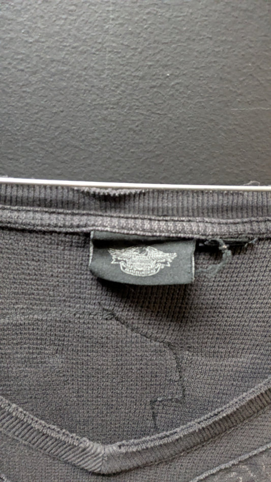 Harley-Davidson Women’s Gray Thermal Long Sleeve – XL/2XL (Estimated)