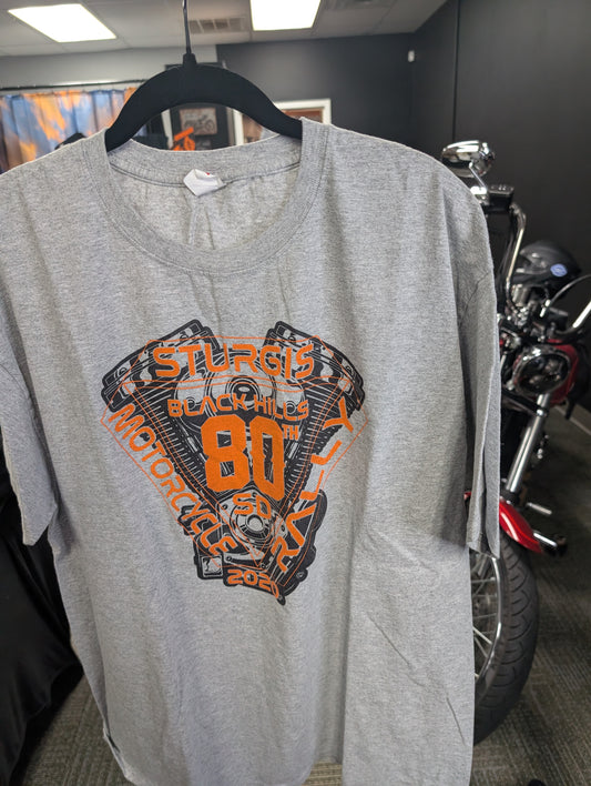 2020 Sturgis Motorcycle Rally 80th anniversary Tshirt