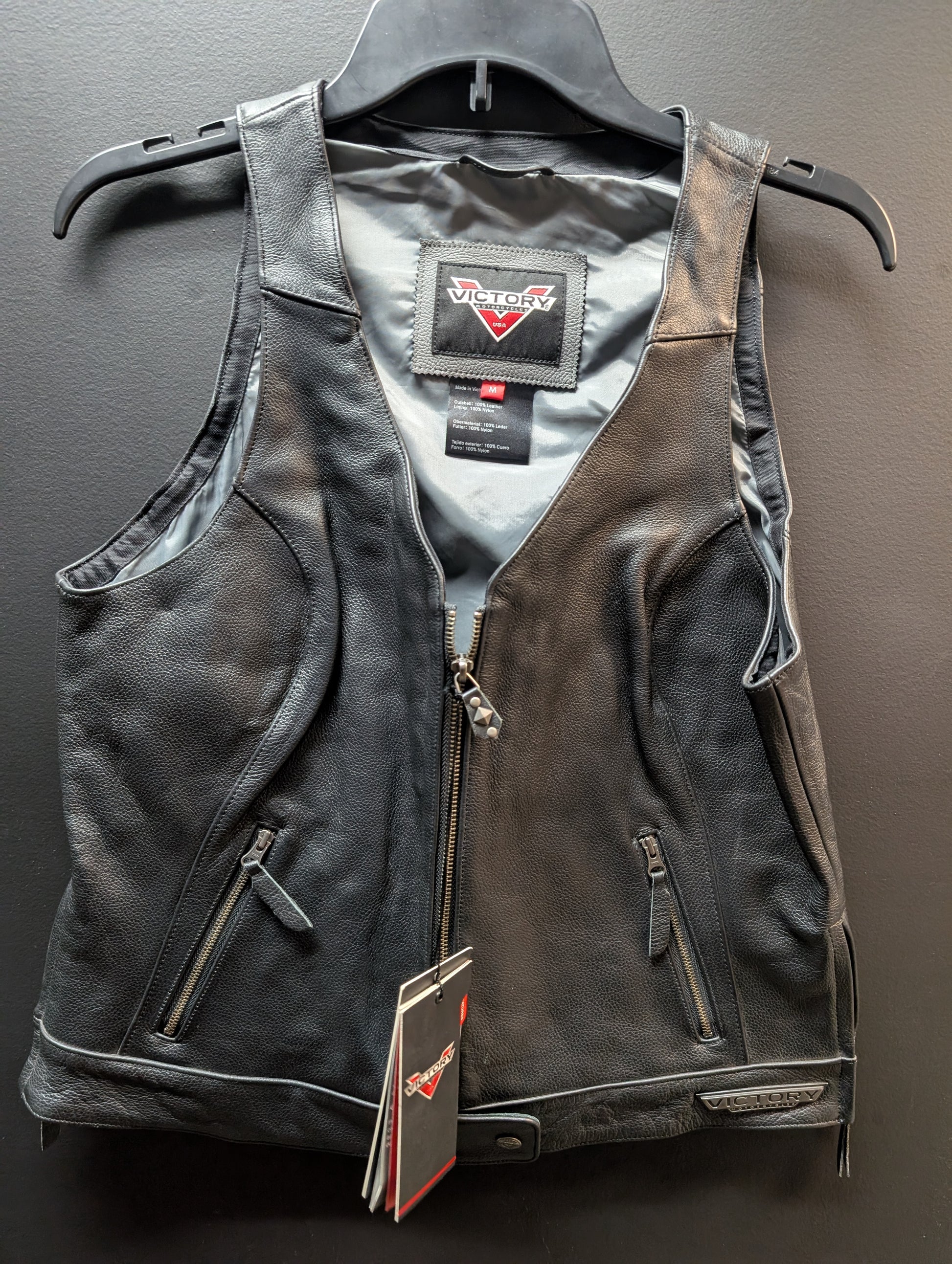 Leather Vest New with Tags women's medium – Behind Bars Biker