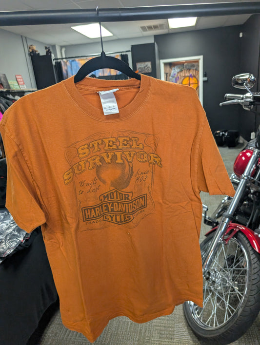 Steel Survivor Ozark Harley Davidson Men's Large Tshirt