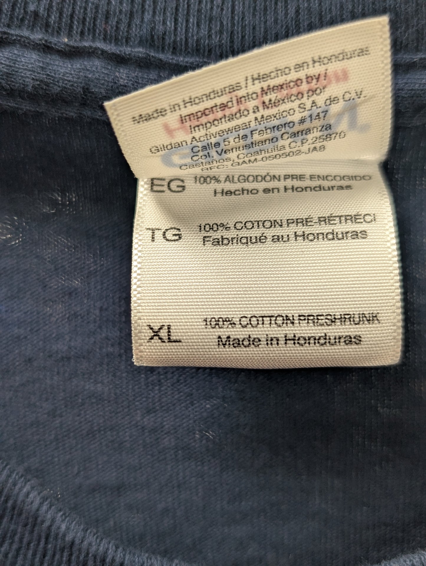 Navy blue Merrells XL t-shirt