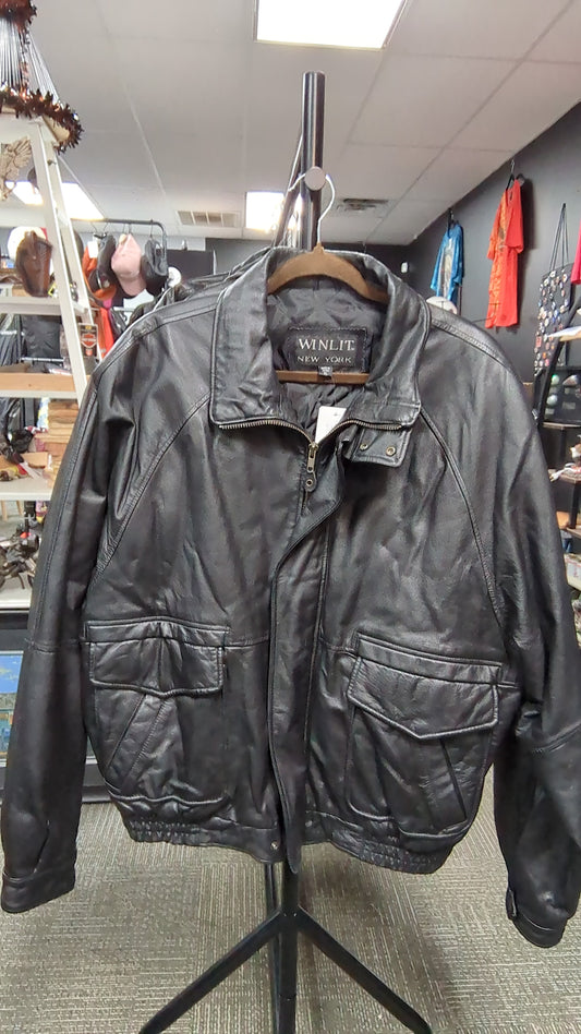 Vintage leather jacket