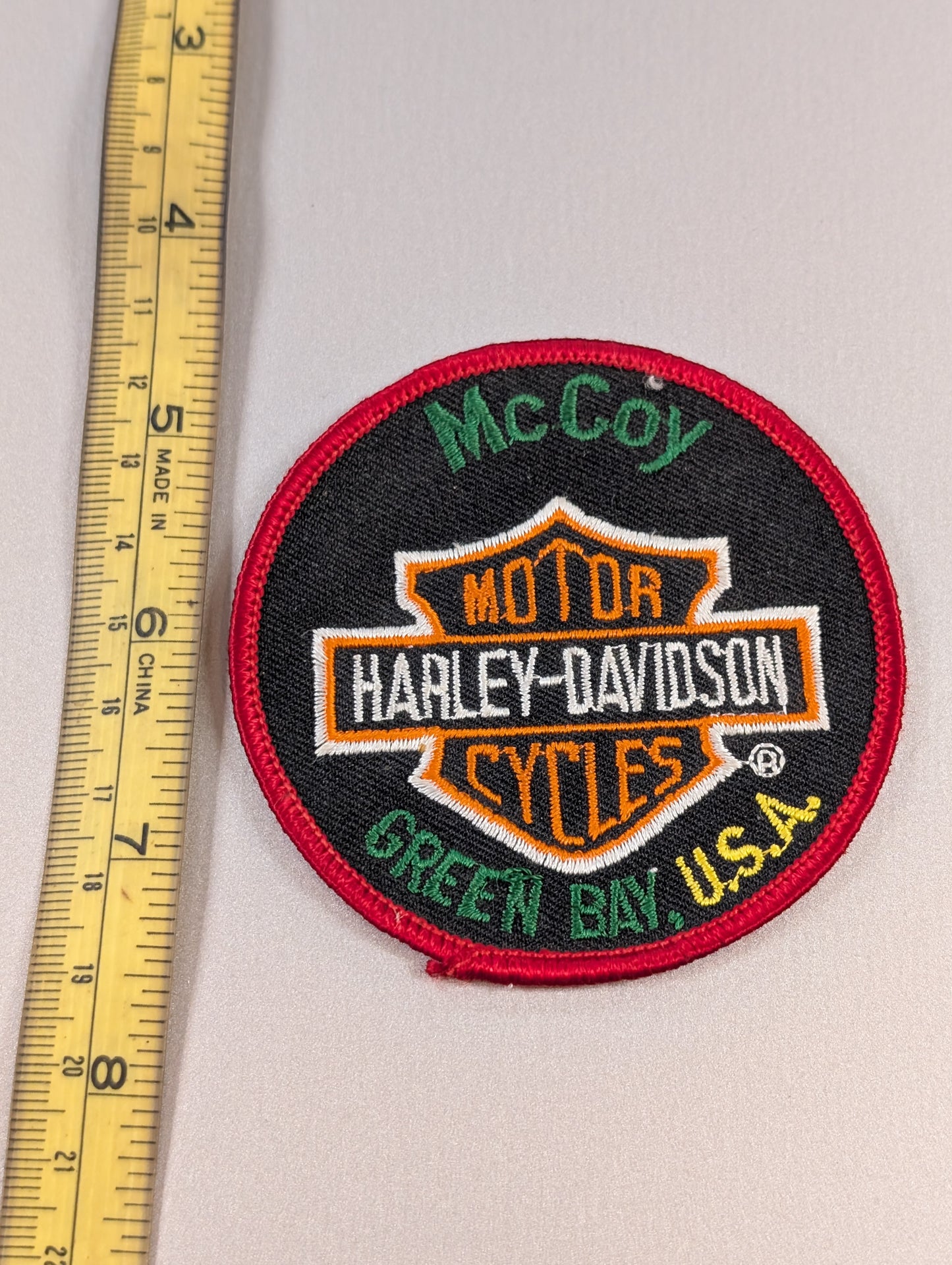 McCoy Harley-Davidson Green Bay WI Dealer Patch – Vintage