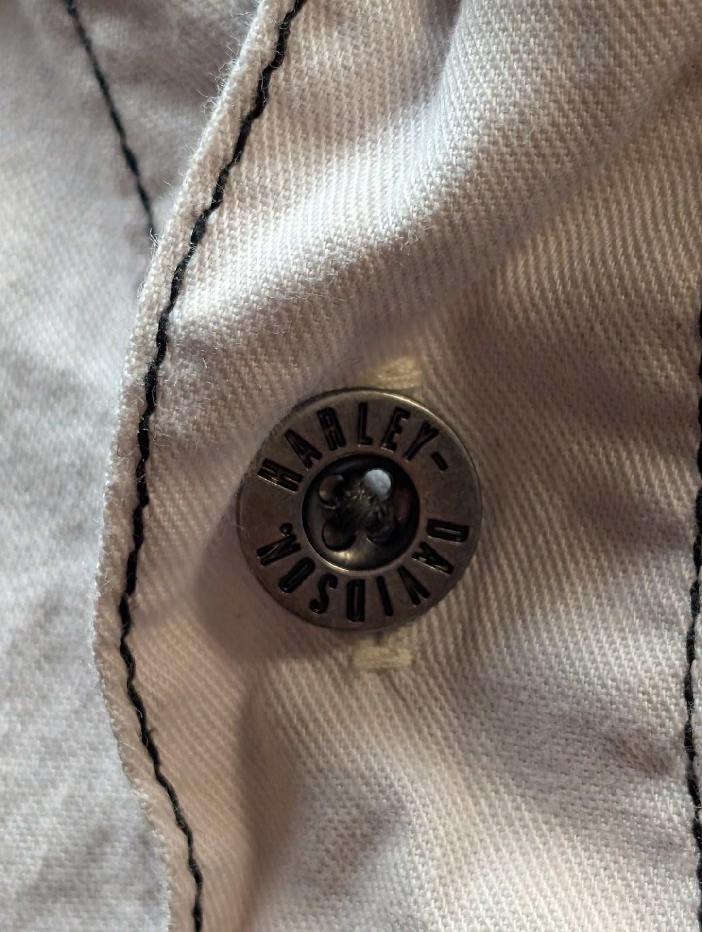 Button up Sleeveless Harley Davidson Shirt