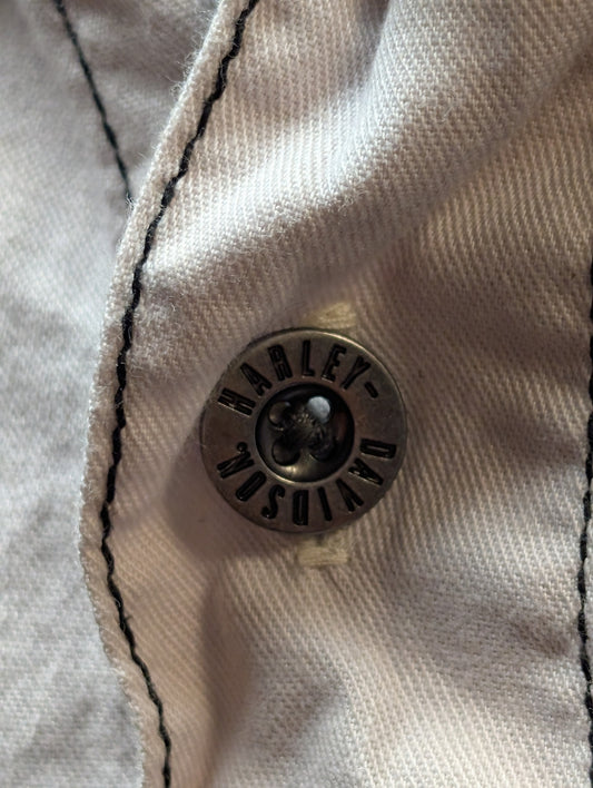 Button up Sleeveless Harley Davidson Shirt