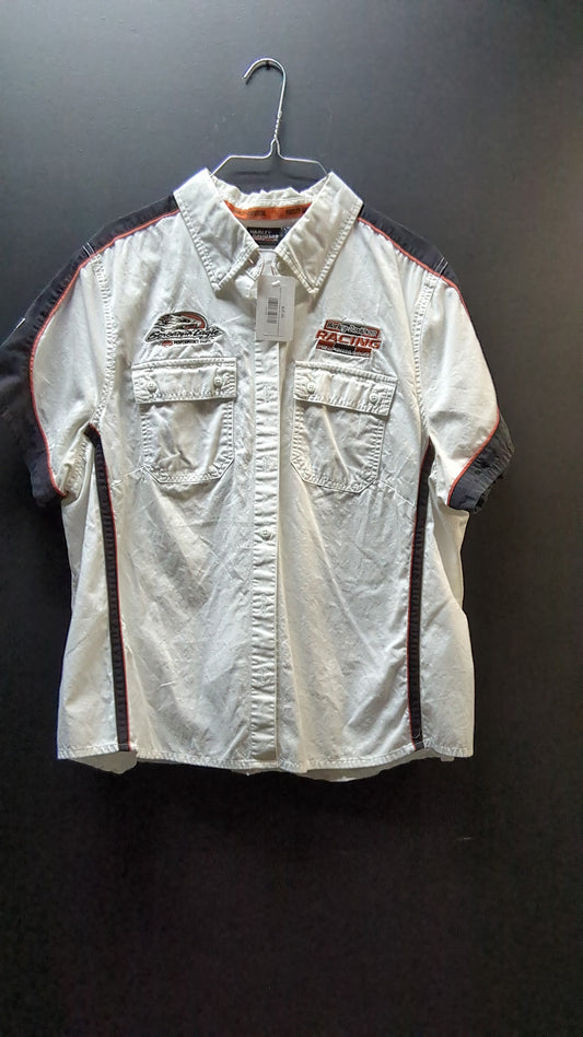 Women 's Harley-Davidson XL screaming Eagle button-up