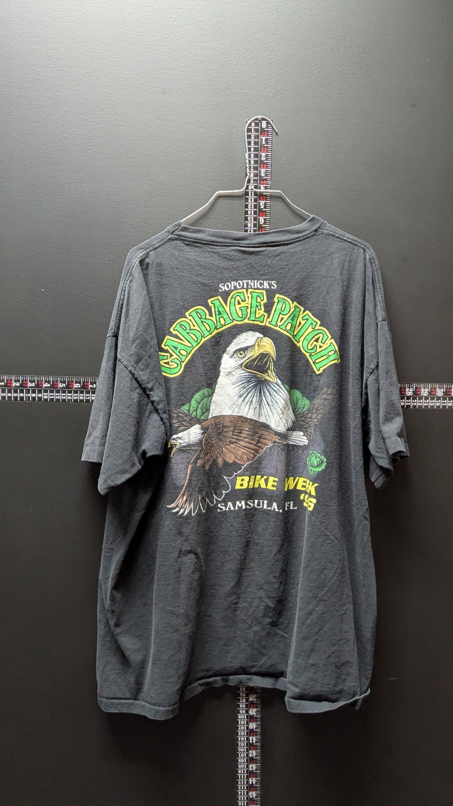 Vintage 1996 Bike Week Cabbage Patch Tee – 3XL Biker Graphic