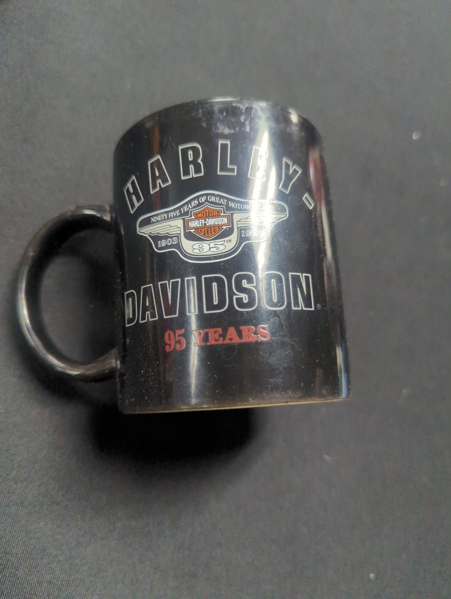 95th anniversary Harley Davidson mug