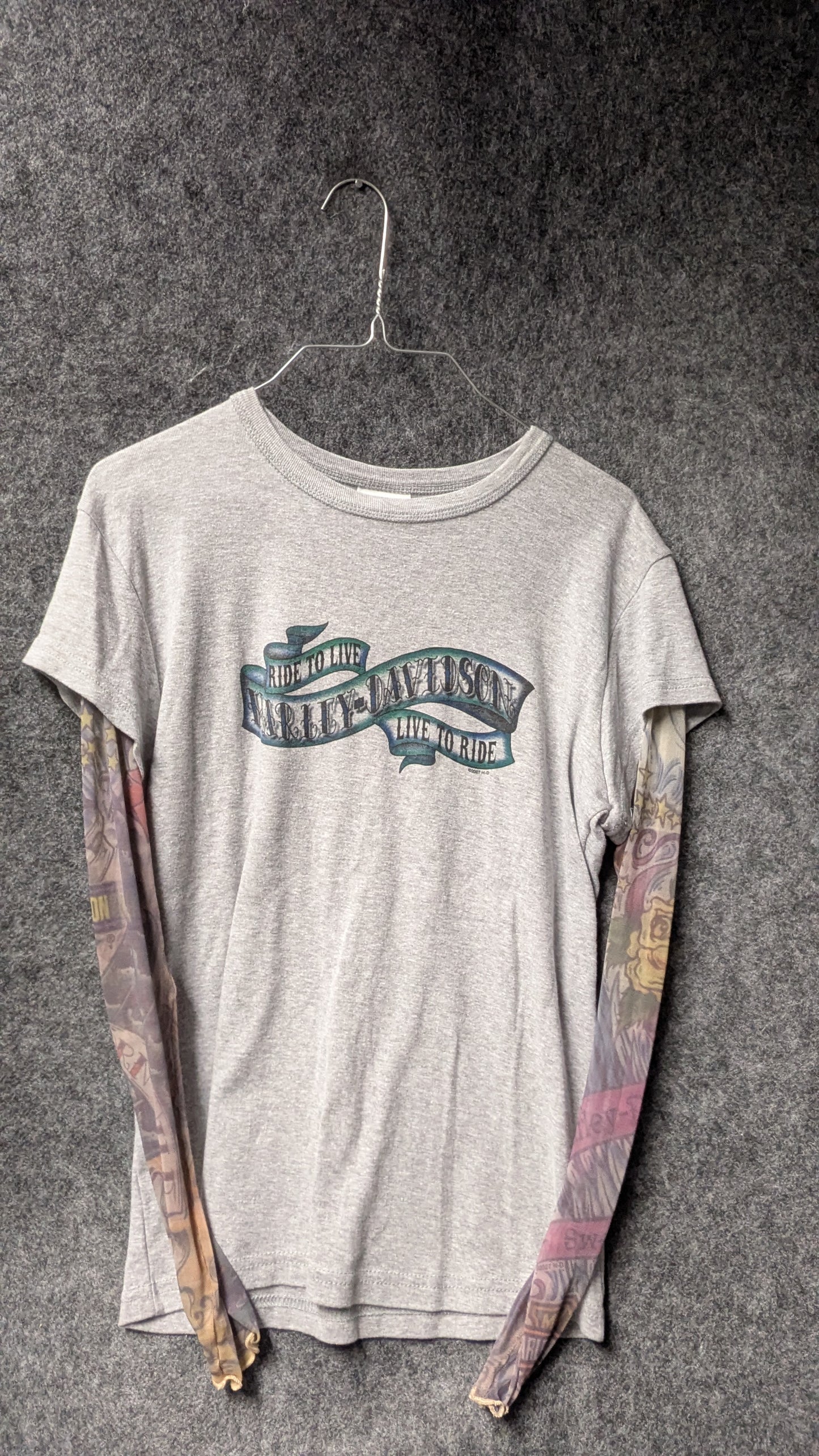 Harley Davidson Tattoo Sleeve Shirt