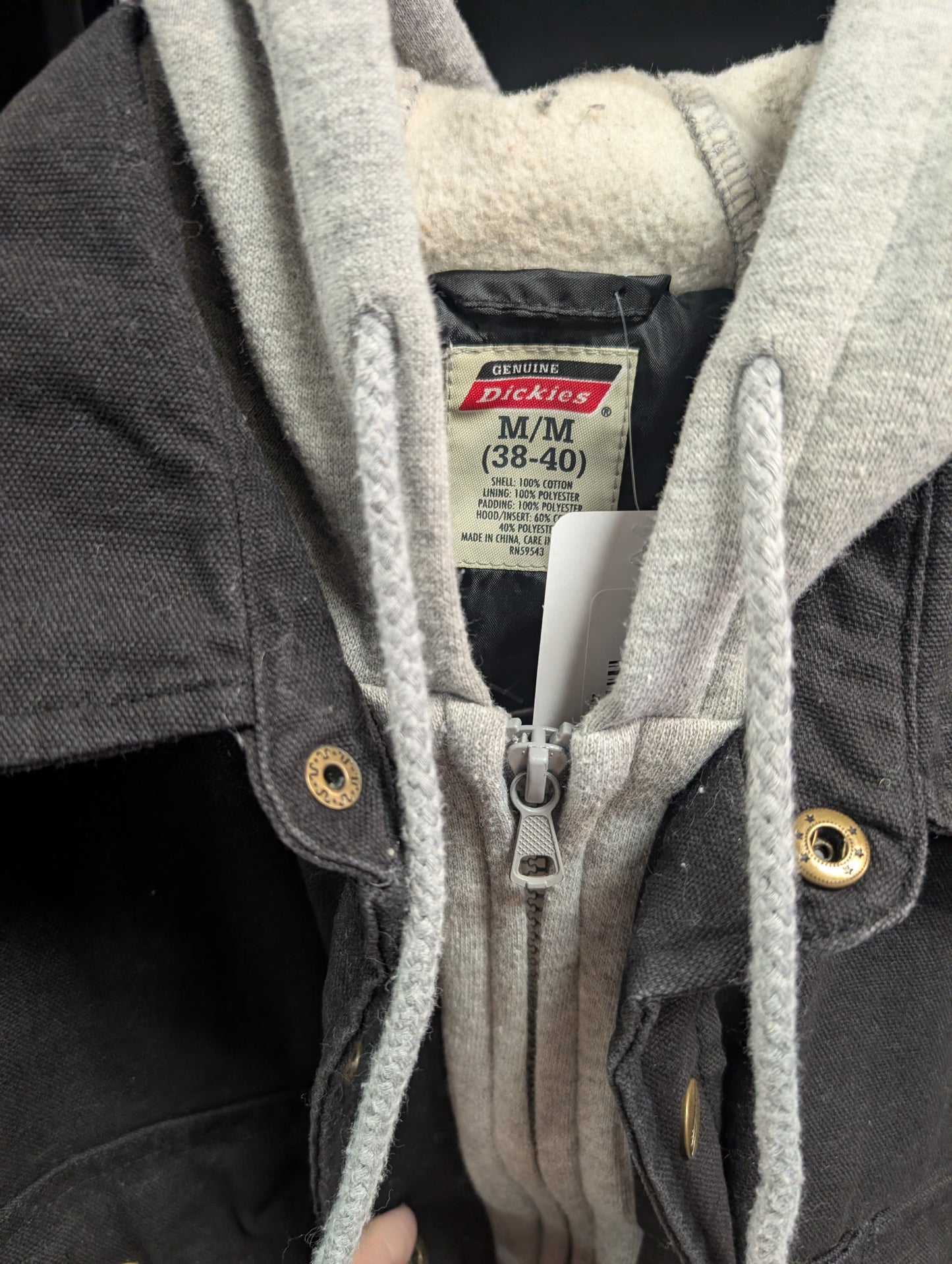 Dickies Fleece Hooded Jacket-M