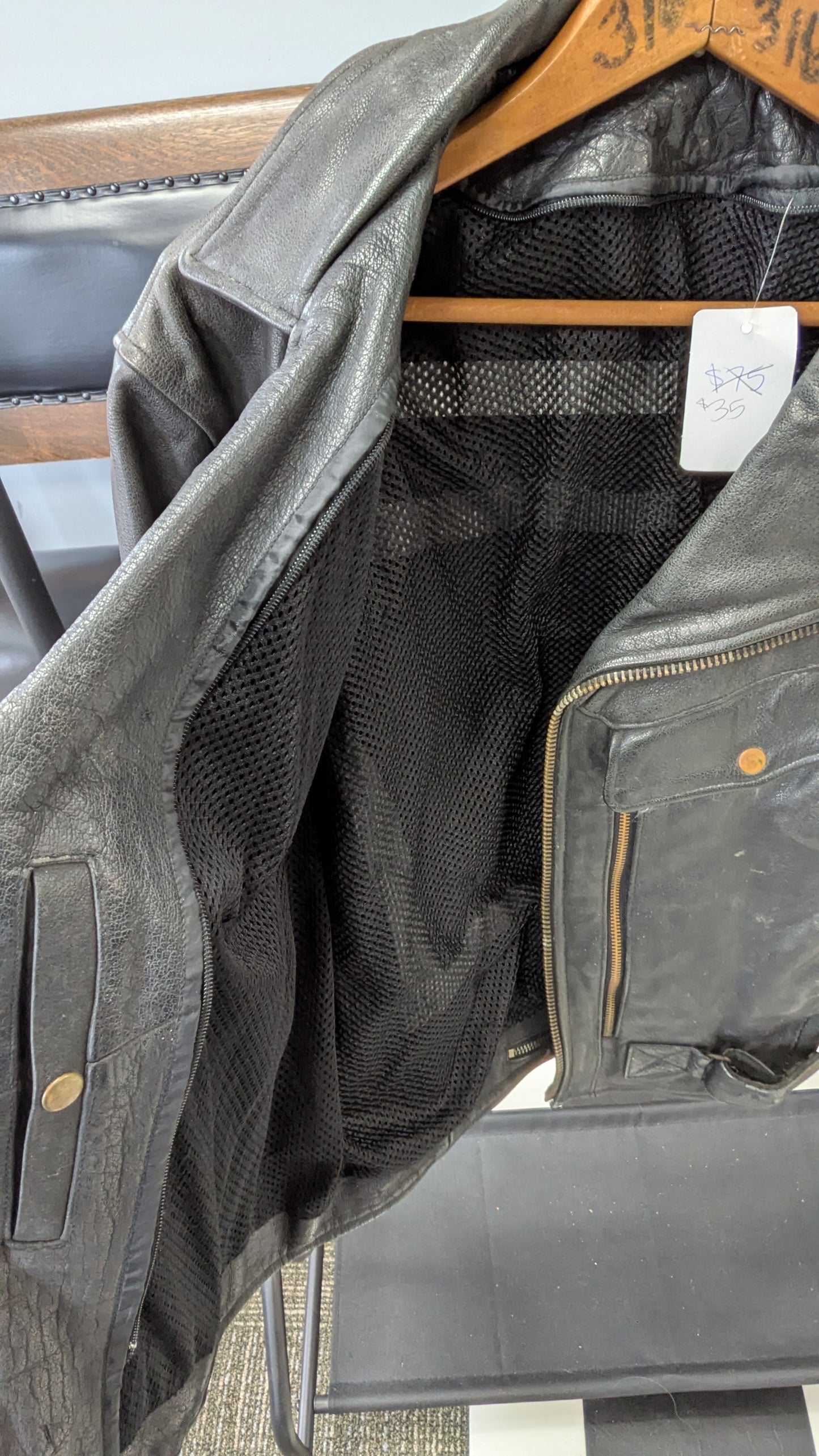 Well Loved Leather Jacket