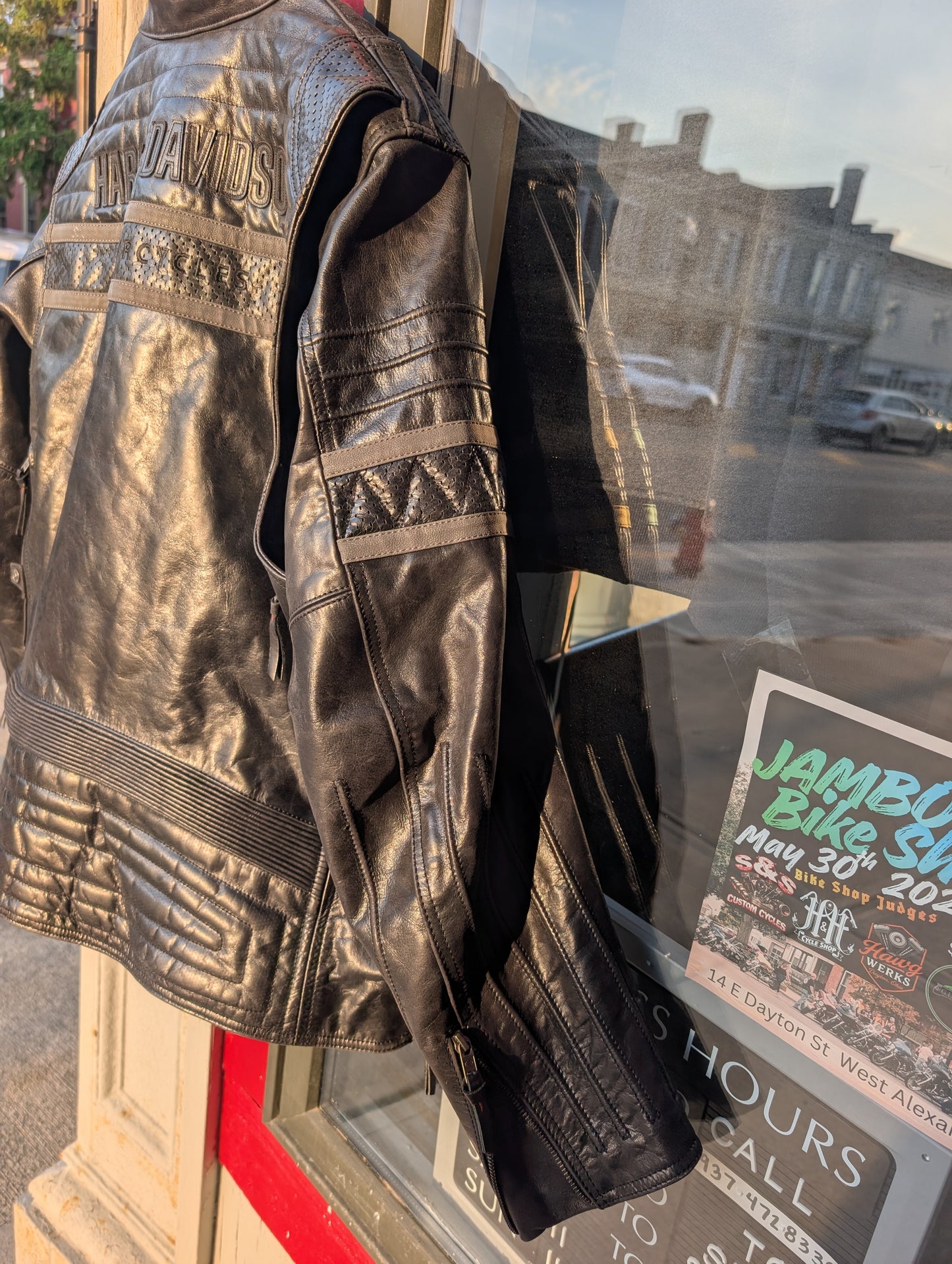 Harley-Davidson Quilted Leather Riding Jacket 2x