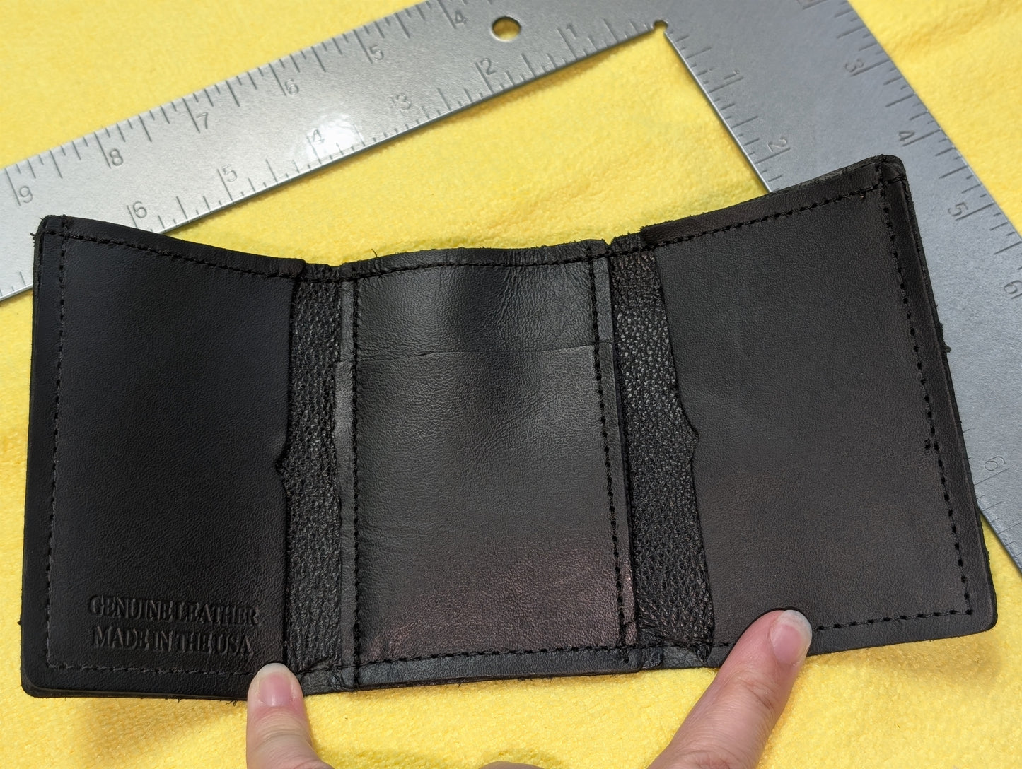 Small leather wallet