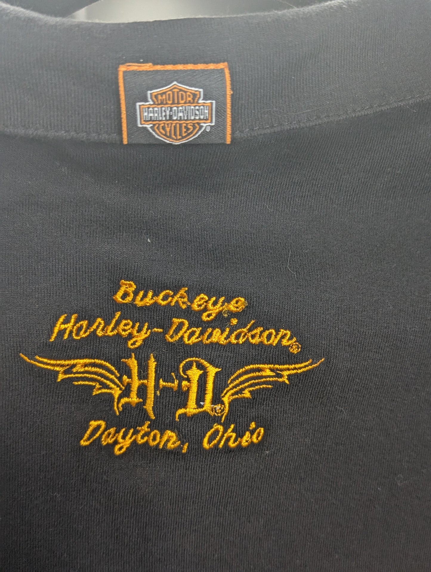 Tank top Harley Davidson fitted embroidered size Medium