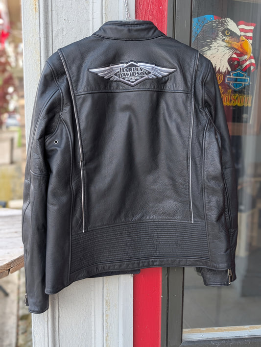 Leather Harley Davidson women's riding coat