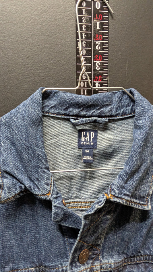 GAP Denim Jacket Cropped Fit (Kids 2XL / Women’s XS-S) Classic Trucker