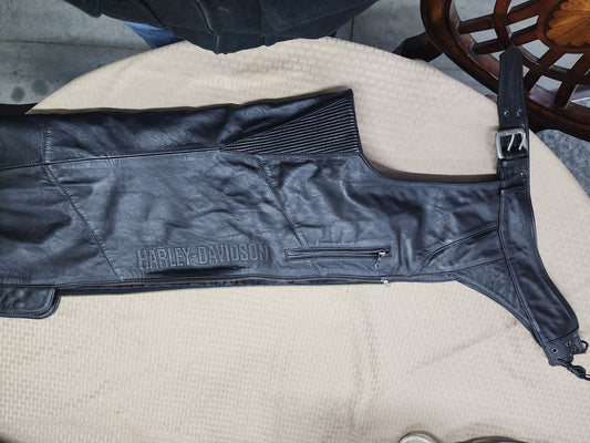 Women's Leather Harley Davidson Chaps size small short