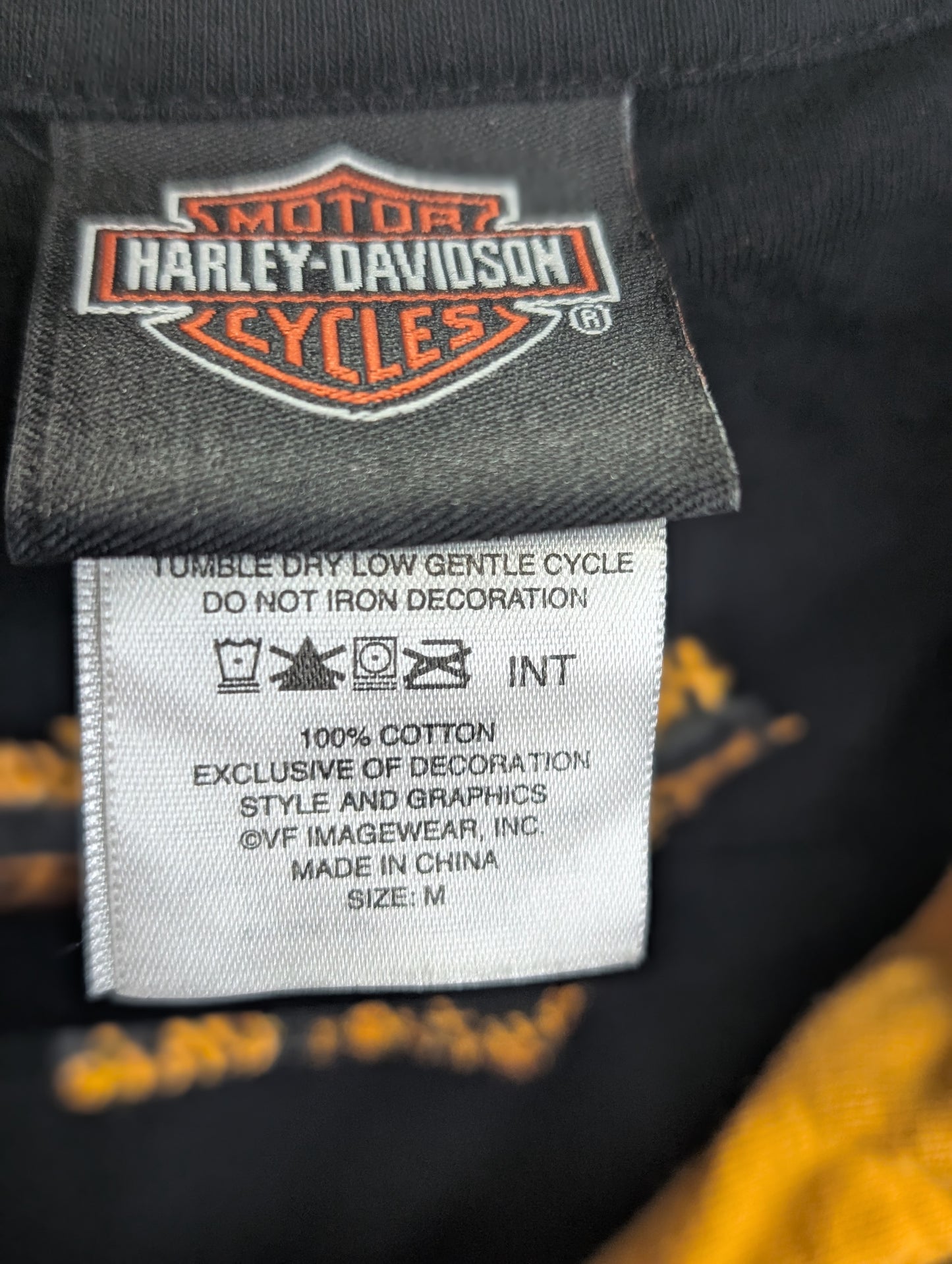 Tank top Harley Davidson fitted embroidered size Medium