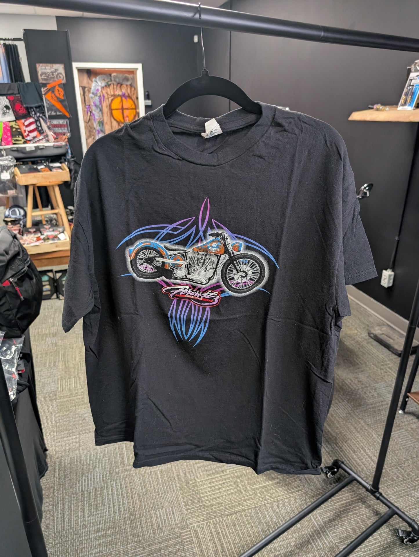 Allstate Motorcycle TShirt Size L