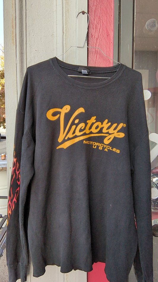Victory Motorcycle Waffle Long Sleeve