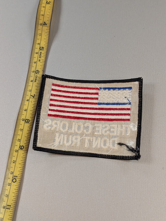 These colors don't run vintage patch