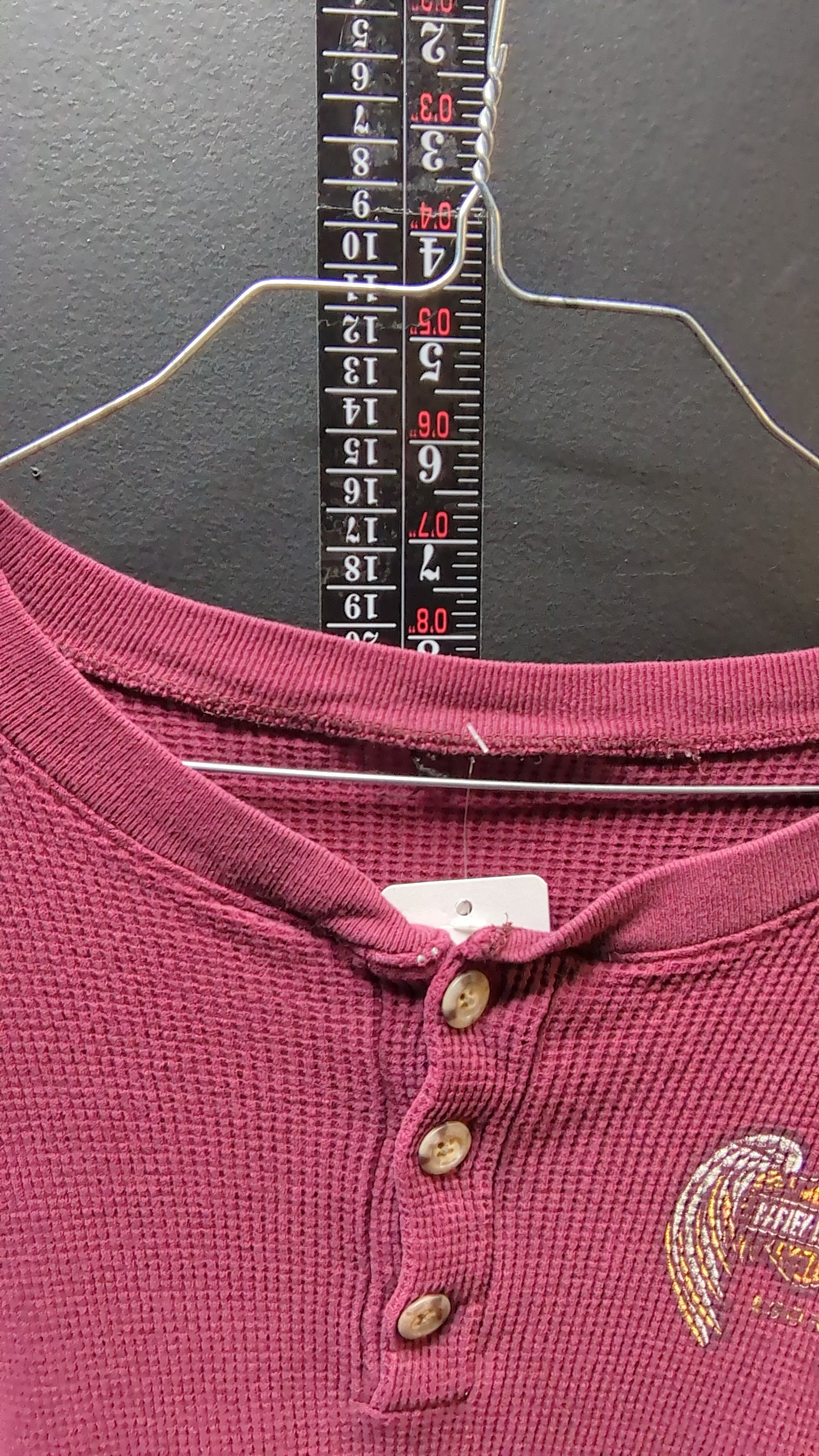 Purple waffle knit Harley Davidson t-shirt