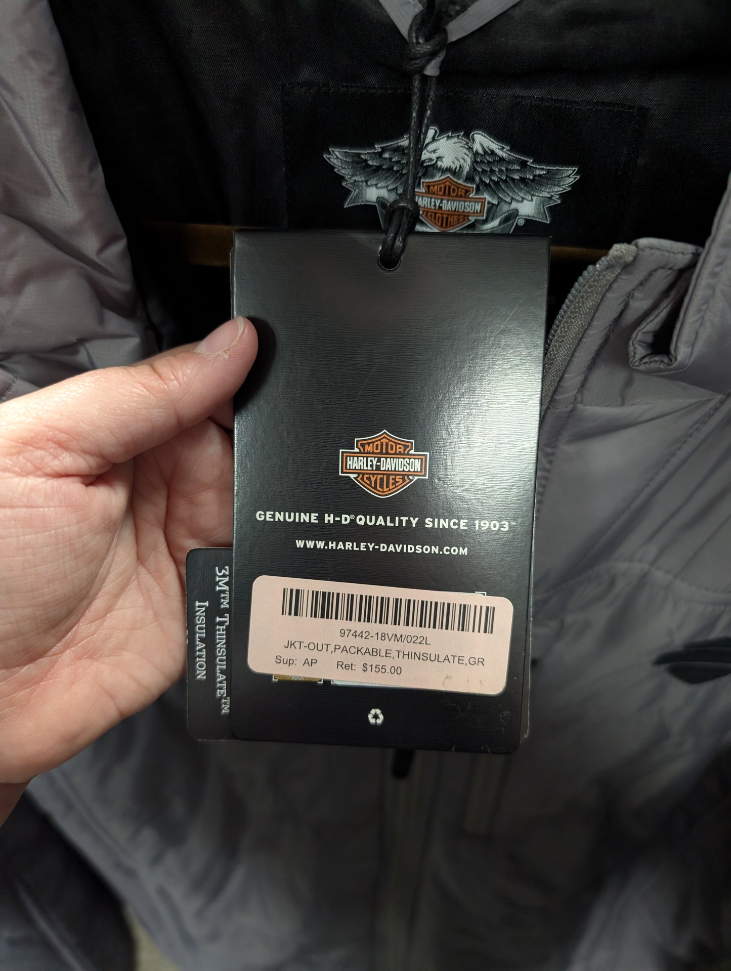 Harley Davidson coat XXL