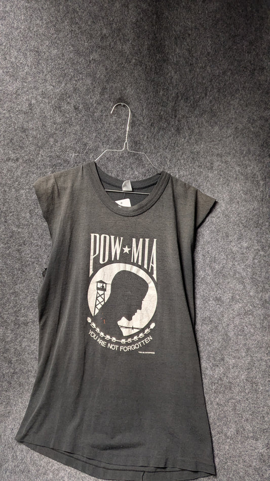 Vintage Pow Mia Cut off T-shirt