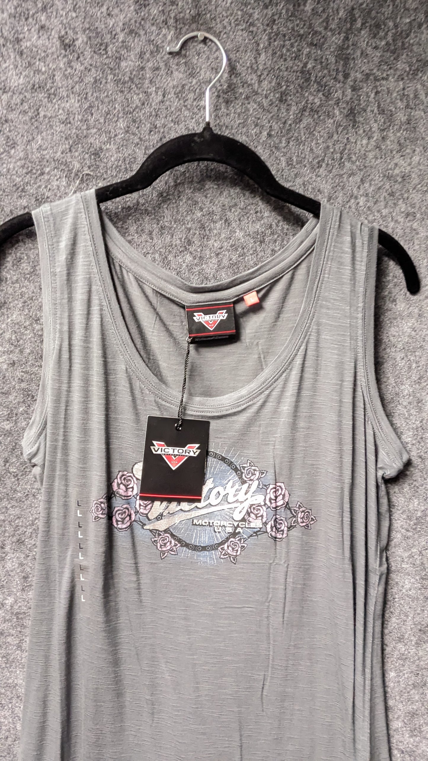 Victory Motorcycles Women’s Graphic Tank – Size L (NWT)