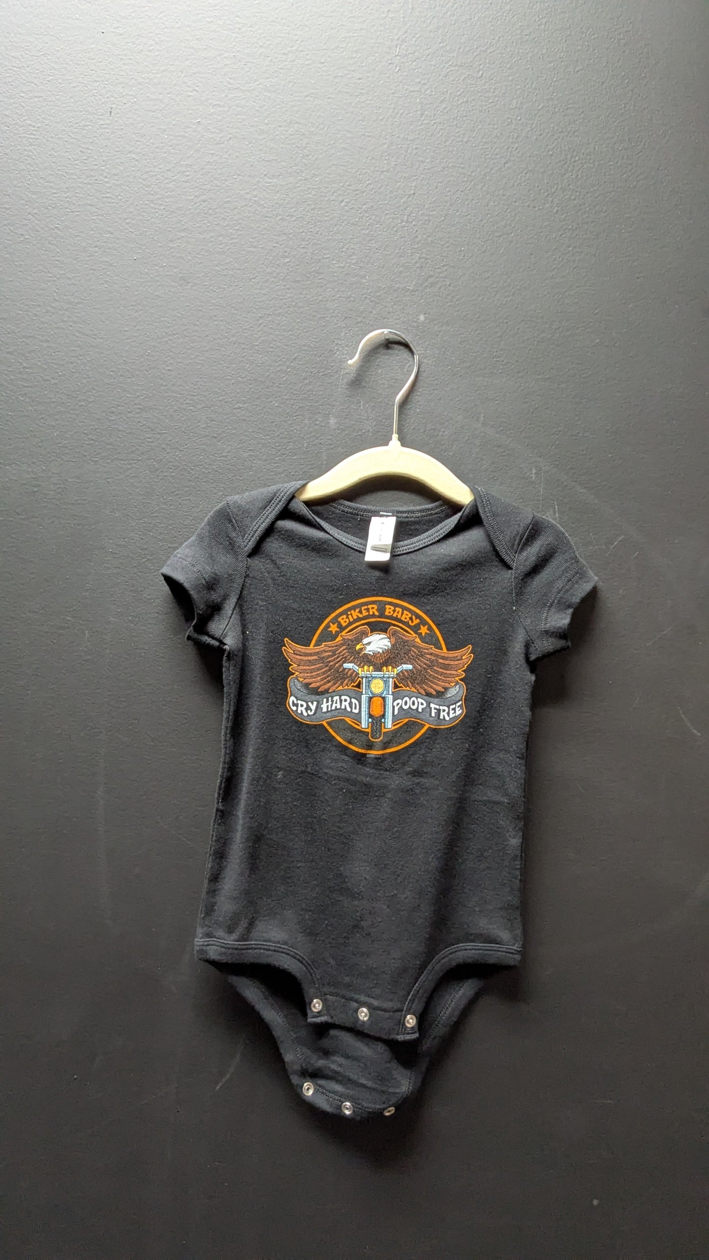 Infant Biker Baby Onesie -12 months