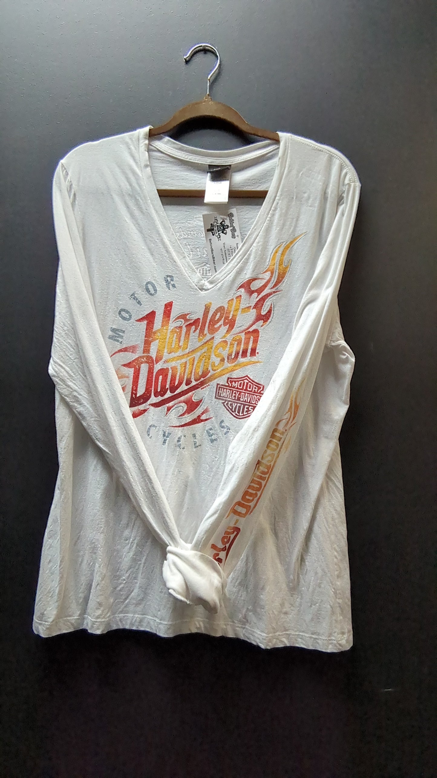 Harley Women's V-neck Long Sleeve