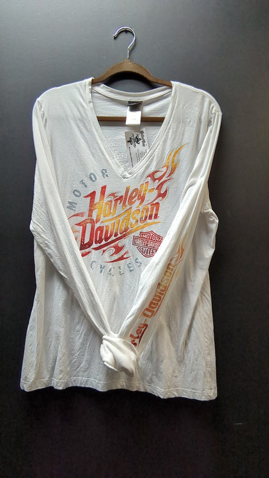 Harley Women's V-neck Long Sleeve