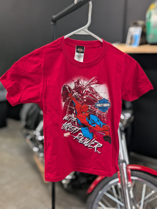 Spider man Harley Davidson youth Small