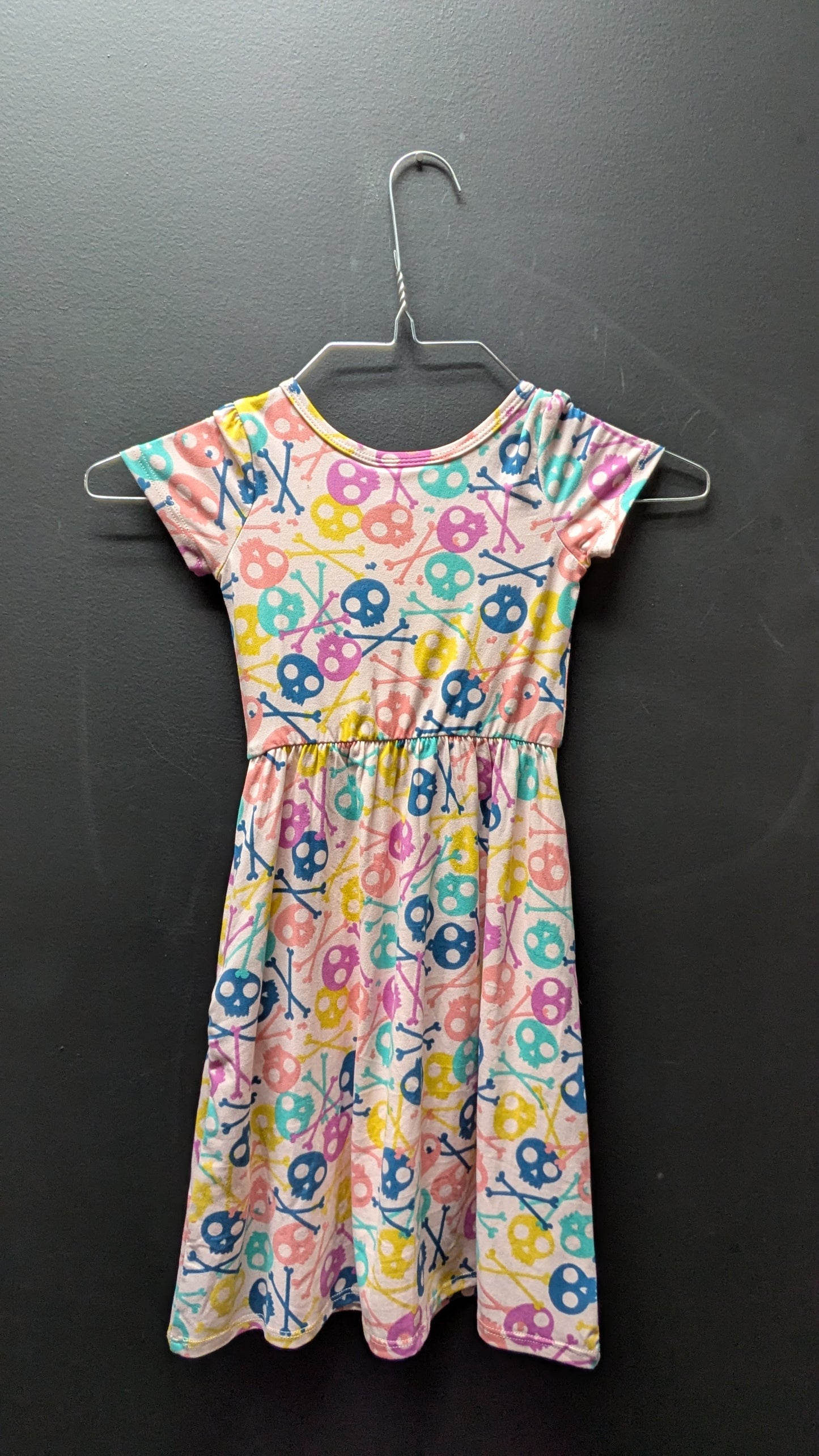 Girls Skeleton Dress 12/24 months